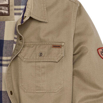 Men's Journeyman Flannel Lined Rugged Shirt Jacket