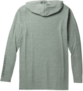 Men's Portage Moisture Wicking UPF Sun Protection Hooded Performance Long Sleeve T-Shirt