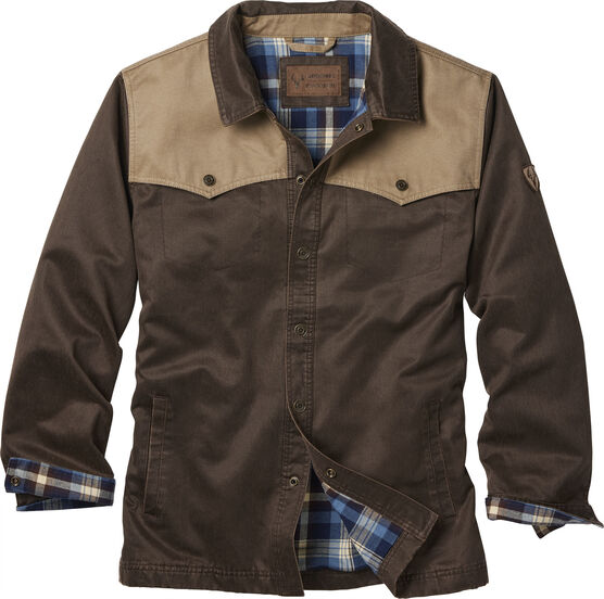Men's Stockyards Lonestar Waxed Canvas Shirt Jacket