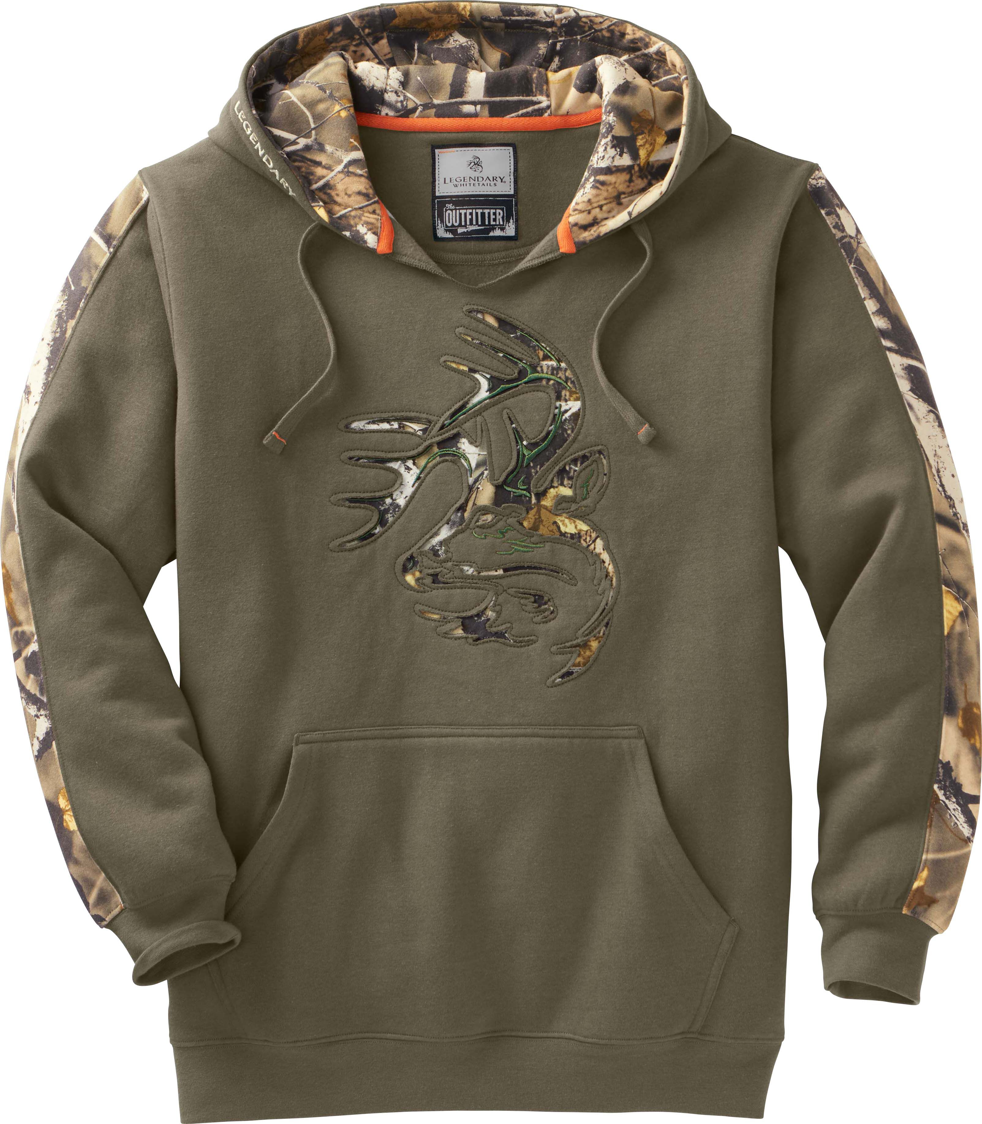 Legendary Whitetails MEN'S CAMO OUTFITTER HOODIE Onyx 