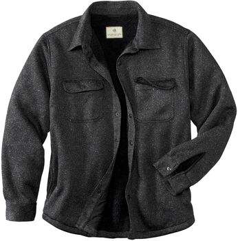 Shop Men's Camp Rebel Sweater Fleece Shirt Jacket | Legendary Whitetails