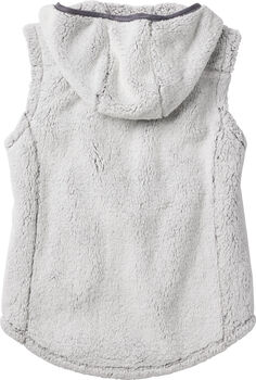 Women's Fuzzy Hide Fleece Hooded Vest