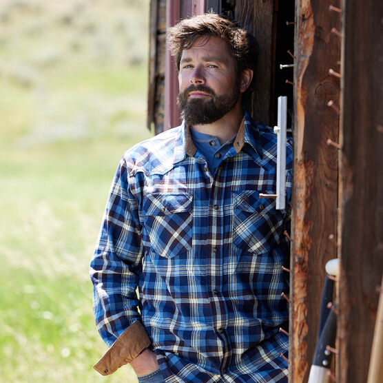 Mens Shotgun Western Flannel | Legendary Whitetails