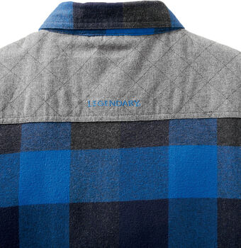 Men's Woodsman Quilted Flannel Shirt Jacket