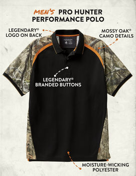 Men's Pro Hunter Performance Polo Shirt