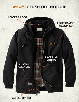 Men's Flush Out Flannel Lined Canvas Jacket