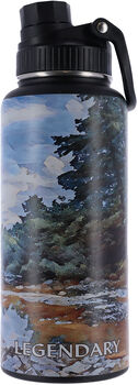 Legendary Painted Landscape Scene 32 oz Water Bottle