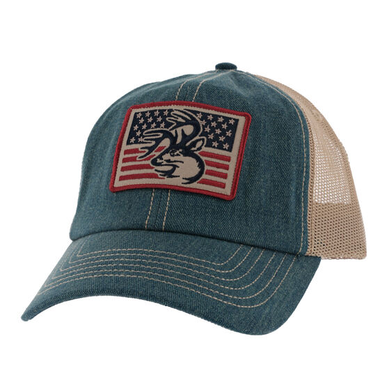 Legendary Patriotic Denim Trucker Hat