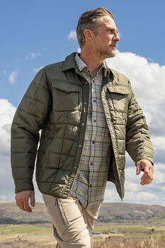 Legendary Outdoors Men's Performance Quilted Shirt Jacket