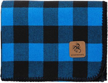 Cozy Wool Plaid Cabin Blanket (57 x 90)