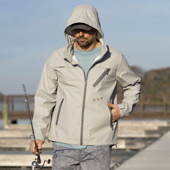 Men's Water Resistant Fishing Rain Jacket