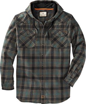Men's Backwoods Hooded Flannel Shirt