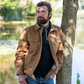 Men's Journeyman Flannel Lined Rugged Shirt Jacket