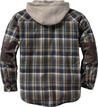 Men's Camp Night Berber Lined Hooded Flannel