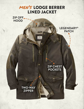 Men's Lodge Berber Lined Jacket