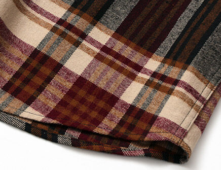 Rounded hem to wear untucked