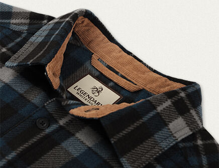 Corduroy-lined collar