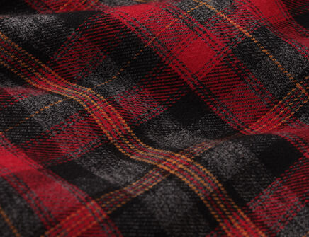 Heavyweight 100% cotton flannel shell