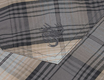 Signature Buck embroidery