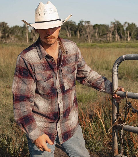Men&rsquo;s Tough as Buck Heavyweight Long Sleeve Flannel Shirt