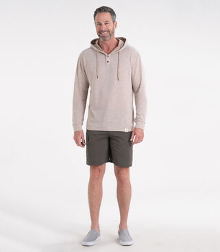 Men's Quick Dry Stretch Flat Front Casual Hiking Shorts