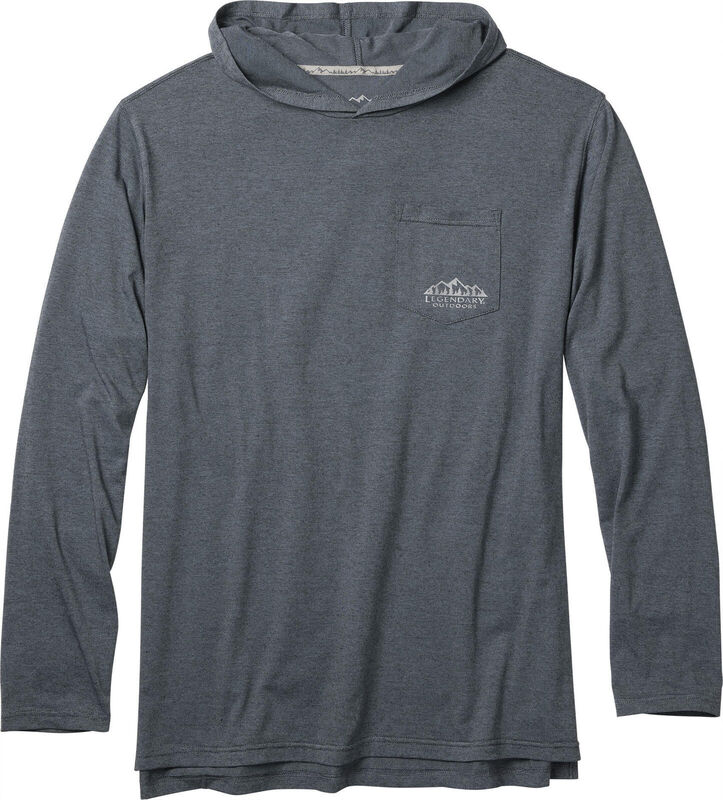 Men's UPF Sun Protected Hooded Long Sleeve T Shirt image number 0