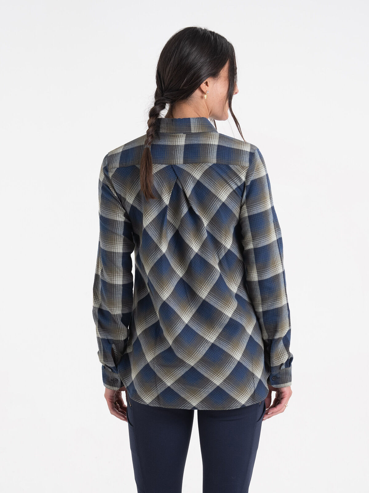 Women's Popover Flannel Tunic Top | Soft Brushed Casual Wear for