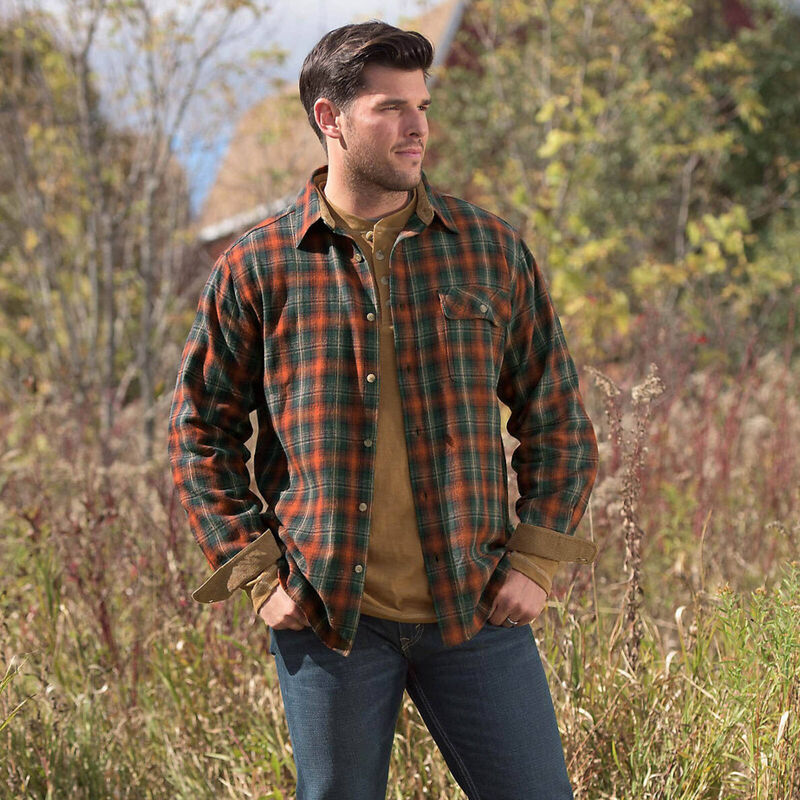 Men's Buck Camp Flannel Shirt image number 2
