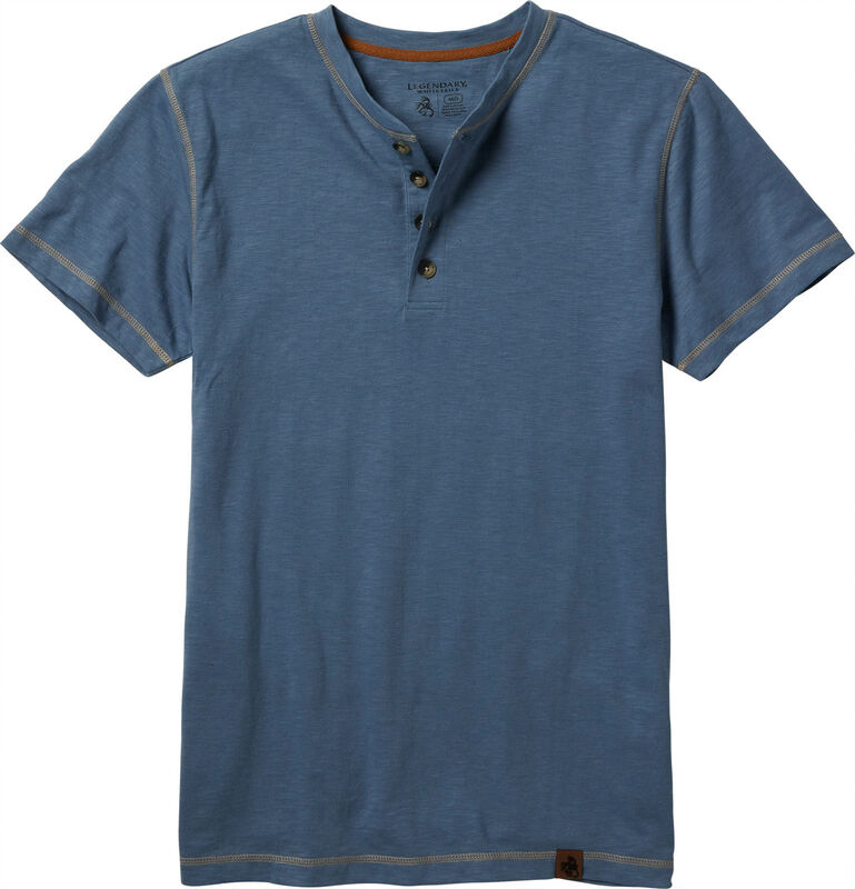 Men's Maverick Slub Henley Short Sleeve Shirt image number 0