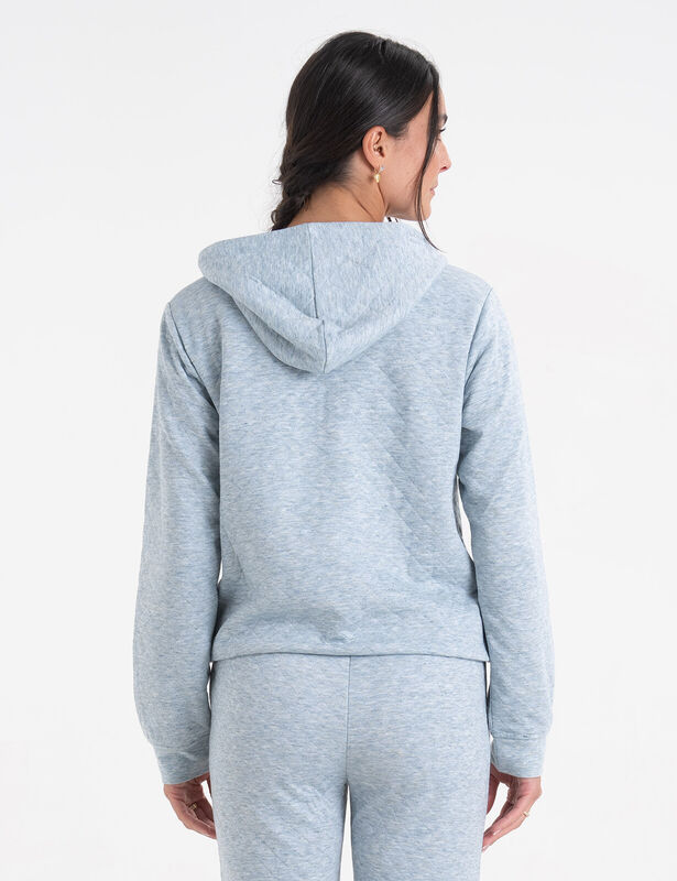 Women's 1/2 Zip Performance Quilted Comfort Hoodie image number 4