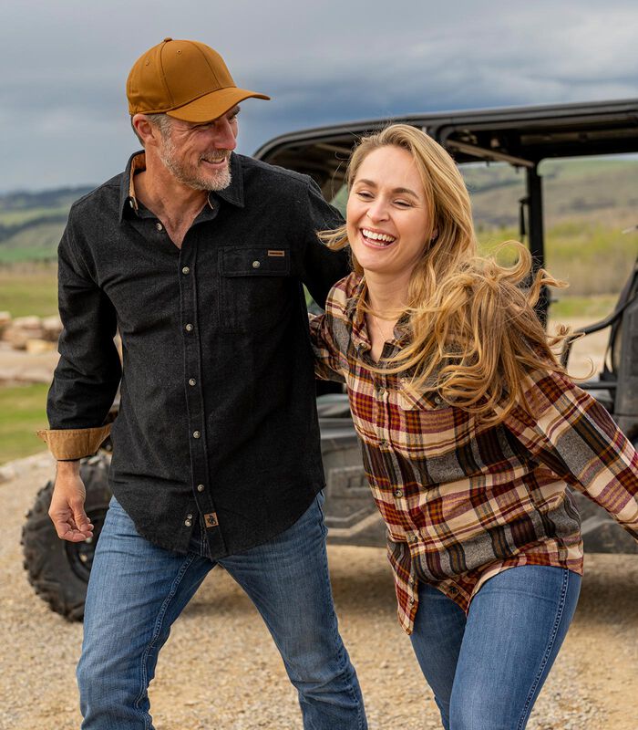 Men's Buck Camp Flannel Shirt image number 8