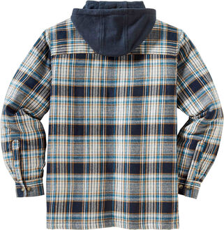 Men's Maplewood Hooded Flannel Shirt Jacket