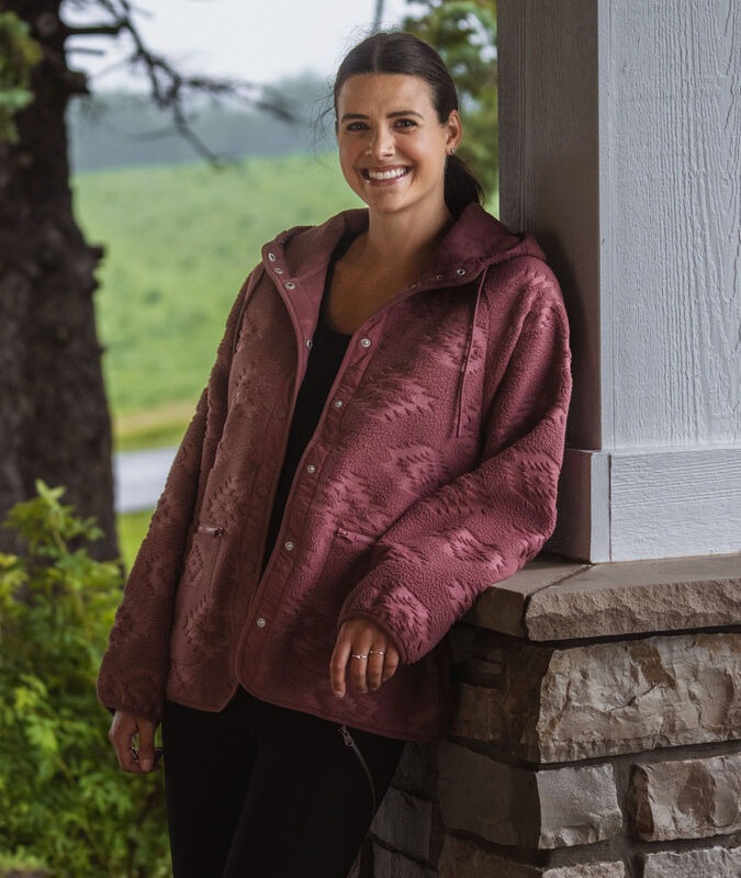 Women&rsquo;s Legendary Outdoors Snap Front Fleece Jacket image number 4