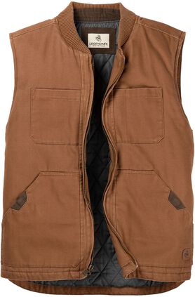 Men's Canvas Cross Trail Workwear Vest