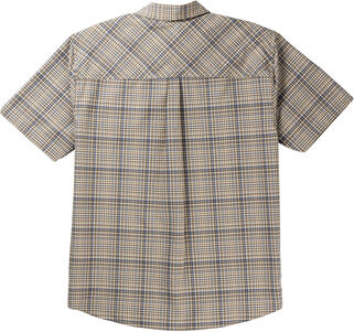Men's Textured Stretch Woven Plaid Short Sleeve Shirt