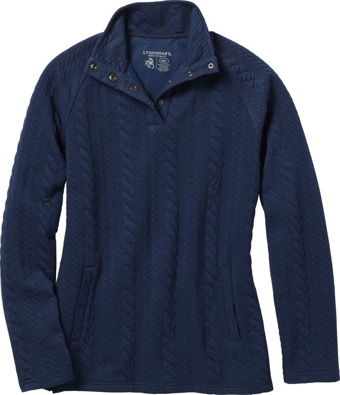 Women's Cedar Cabin Cable Knit Top image number 0