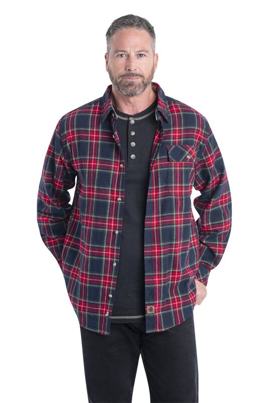 Men's Buck Camp Flannel Shirt image number 3