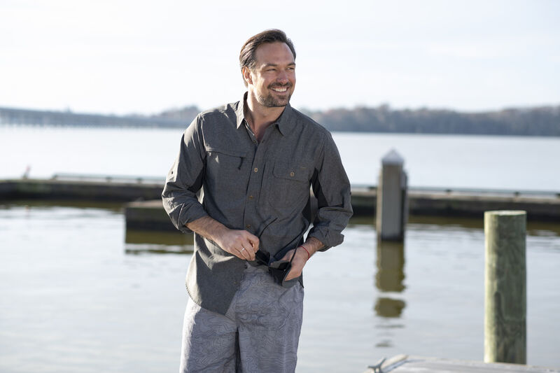 Men's Quick Drying Long Sleeve Fishing Shirt image number 2