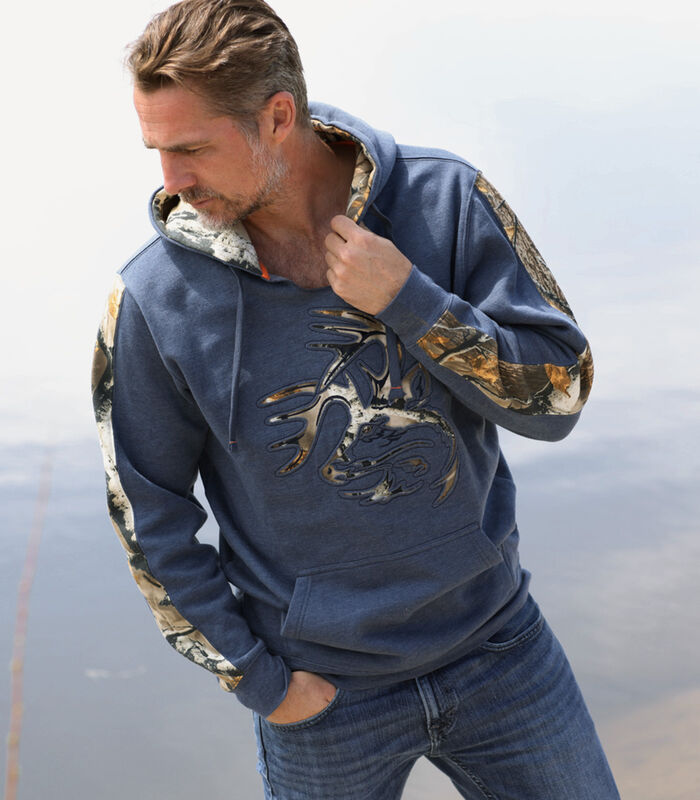 Men's Heavyweight Outfitter Camo Hoodie image number 5