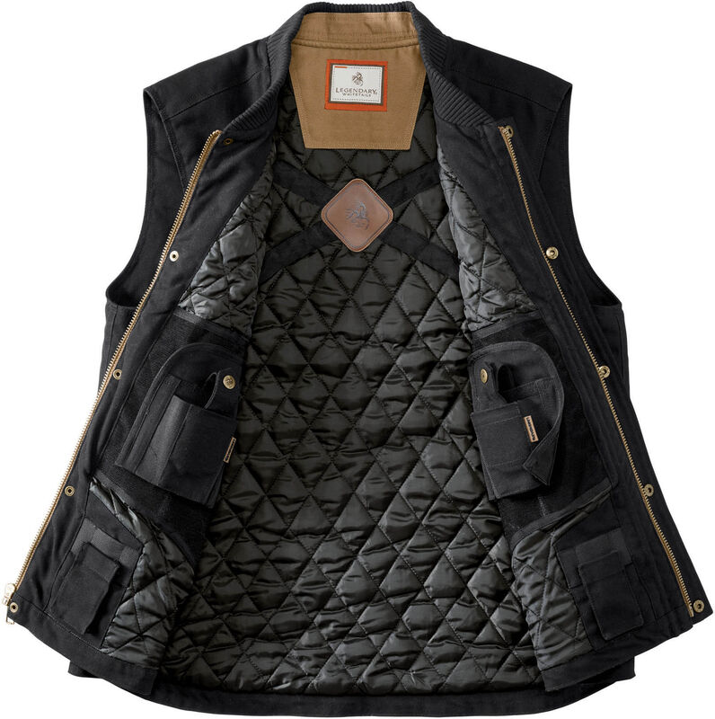 Men's Concealed Carry Canvas Cross Trail Vest image number 1
