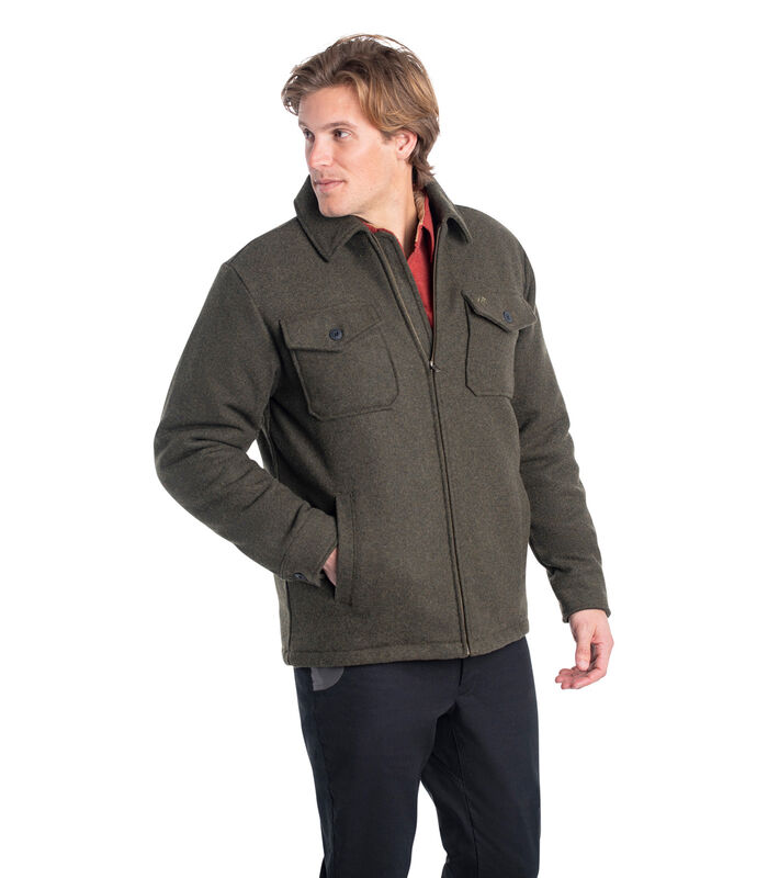Men's Tough as Buck Outdoorsman Berber Lined Wool Jacket image number 2