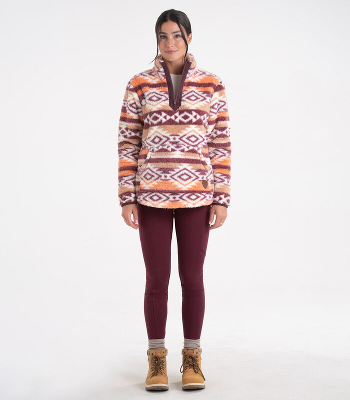 Women's Fuzzy Hide Fleece Pullover image number 2