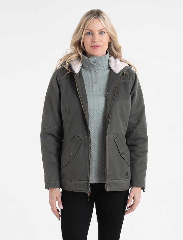 Women's Open Range Berber Lined Hooded Jacket image number 2