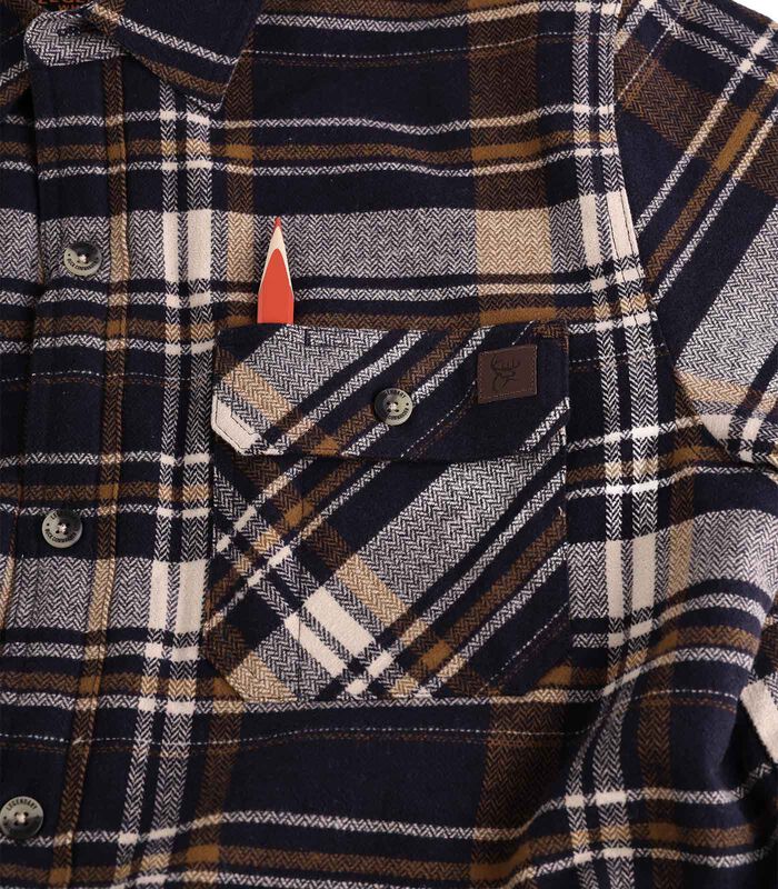 Men's Buck Commander Deerfield Flannel Berber Lined Shirt Jacket image number 2
