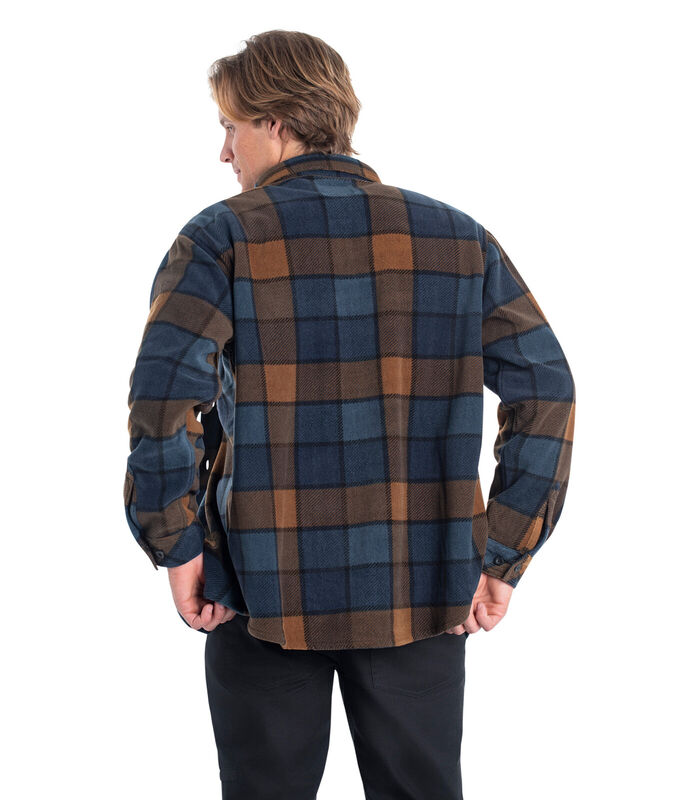 Men's Heavyweight Navigator Fleece Shirt image number 4