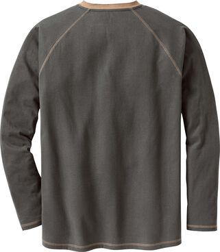 Men's Recluse Raglan Henley Long Sleeve Shirt
