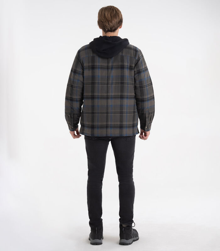 Men's Maplewood Hooded Flannel Shirt Jacket image number 4
