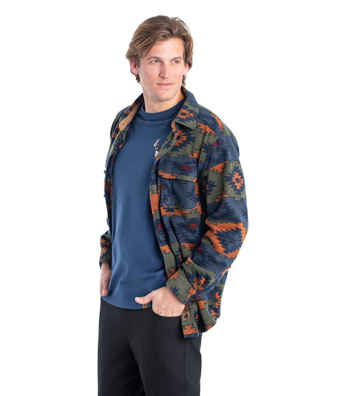 Men's Heavyweight Navigator Fleece Shirt image number 3