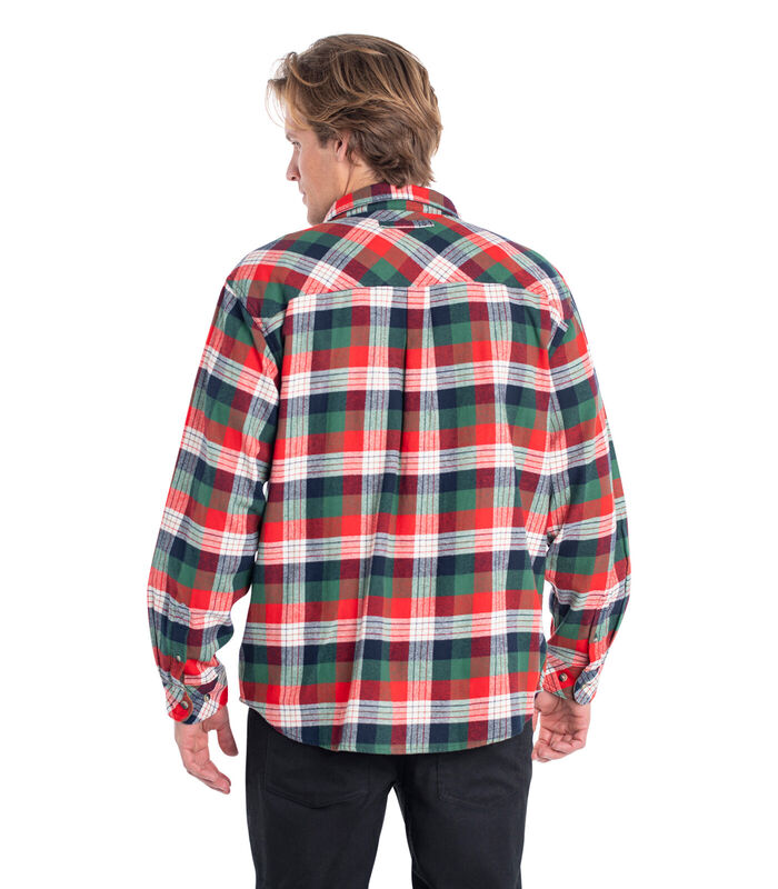 Men's Buck Camp Flannel Shirt image number 4