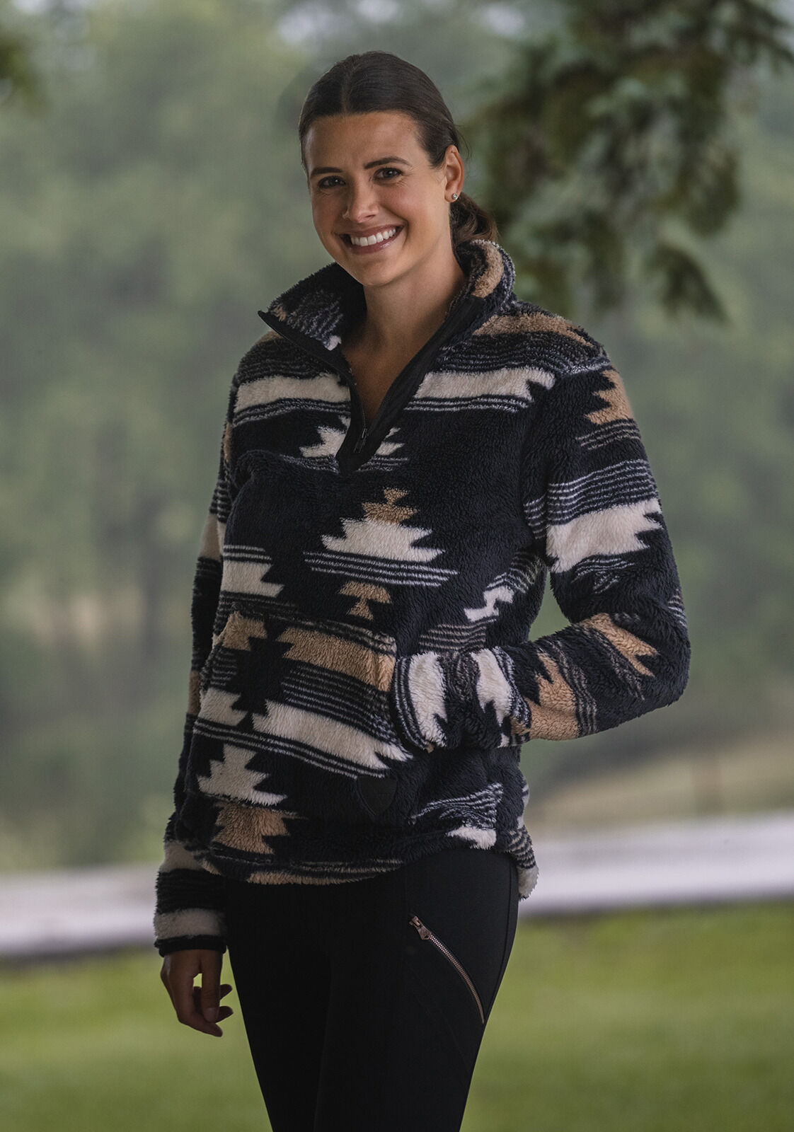Women's fuzzy fleece pullover new arrivals